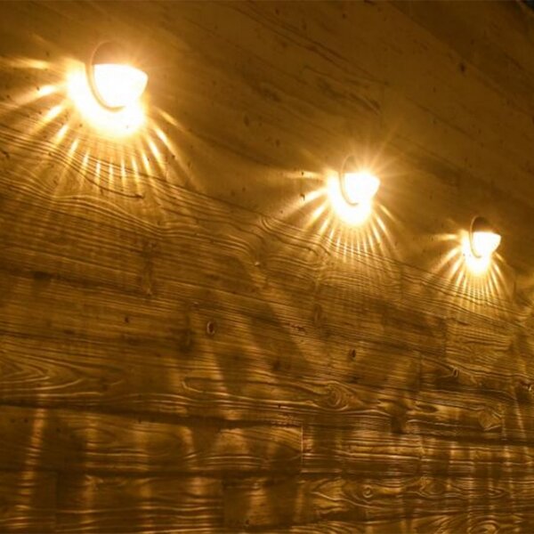 Aplică LED solară Aigostar LED/2W/1,2V negru 2700K IP44