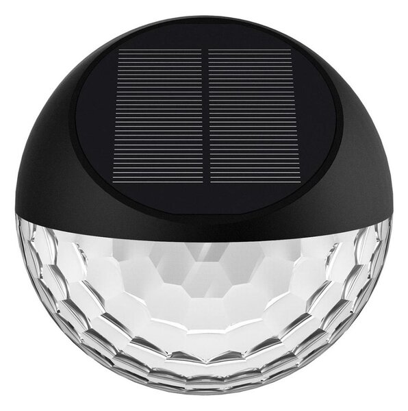 Aplică LED solară Aigostar LED/2W/1,2V negru 2700K IP44