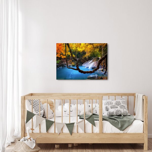Tablou - Cascade din Asia (70x50 cm)