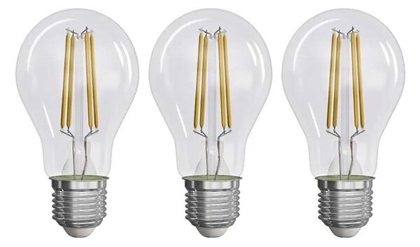 SET 3x bec LED FILAMENT A60 E27/3,8W/230V 4000K