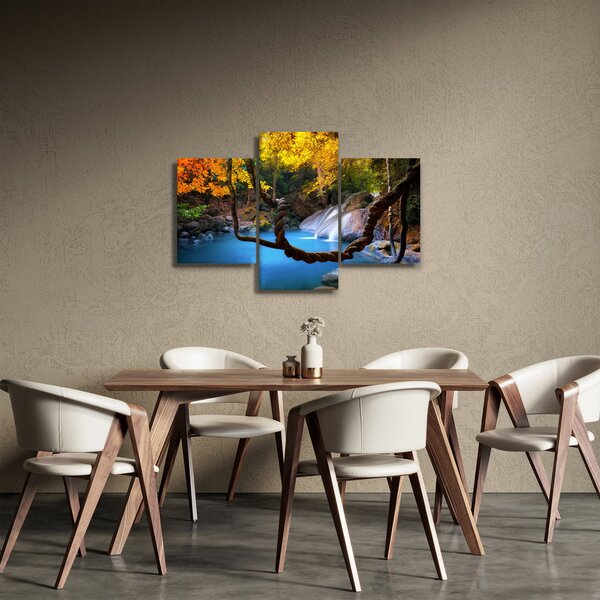 Tablou - Cascade din Asia (90x60 cm)