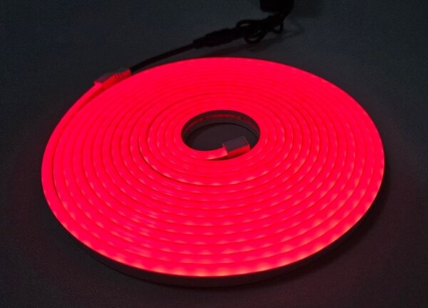 Bandă LED flexibilă NEON LED/10W/230V 5 m IP65 roșu