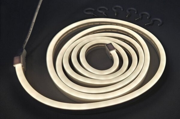 Bandă LED flexibilă NEON LED/5V 1,8 m alb