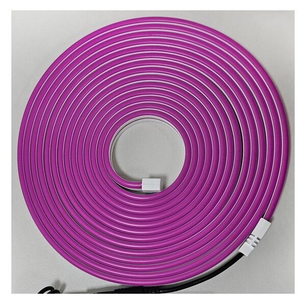 Bandă LED flexibilă NEON LED/10W/230V 5 m IP65 mov
