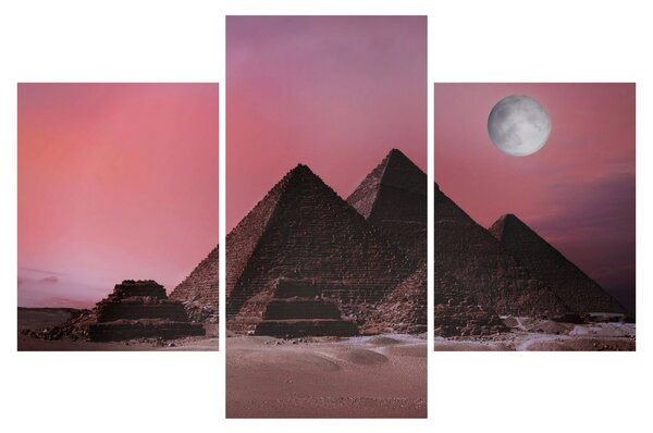 Tablou - Piramidă, Giza, Egipt (90x60 cm)