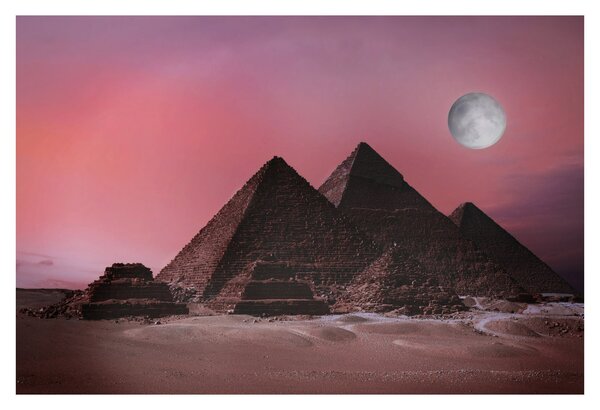 Tablou - Piramidă, Giza, Egipt (90x60 cm)