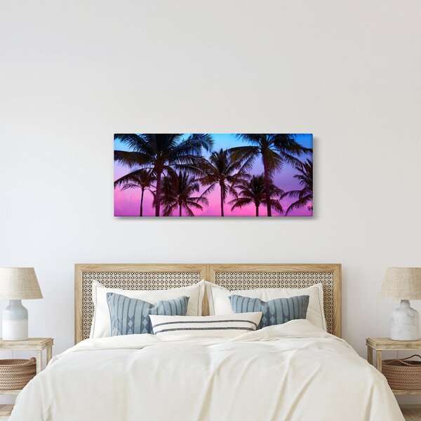 Tablou - Palmieri din Miami (120x50 cm)