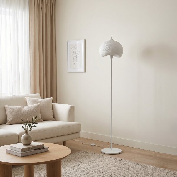 Brilagi - Lampadar WABI SABI 1xE27/40W/230V, alb