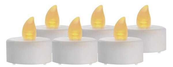 SET 6x LED decorațiune de Crăciun 6xLED/6xCR2032 albă