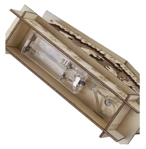 Decorațiune LED de Crăciun 6xLED/2xAA Scena Nașterii