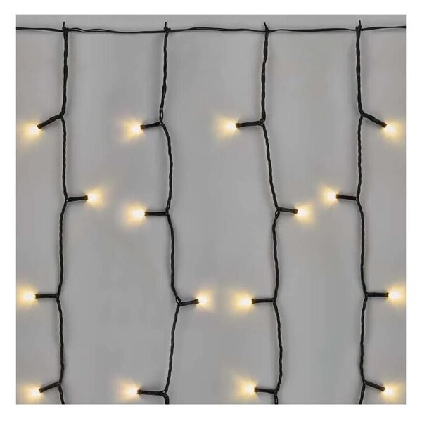 Ghirlandă LED pentru exterior, 100 LED, 2 m, IP44, alb cald