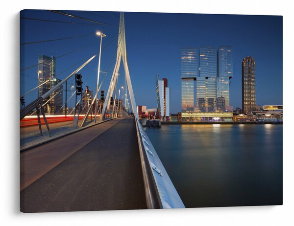 Tablou - Amurg în Rotterdam, Olanda (70x50 cm)