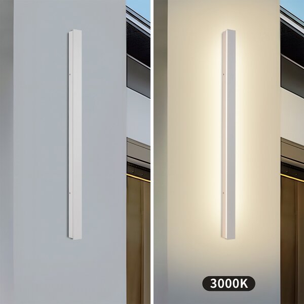 Brilagi -LED Lampă de perete pentru exterior LINEAR LED/22W/230V 3000K IP65 100 cm alb CRI 90