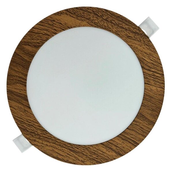 Corp de iluminat LED încastrat CIRCLE LED/12W/230V 4200K 16,7 cm maro