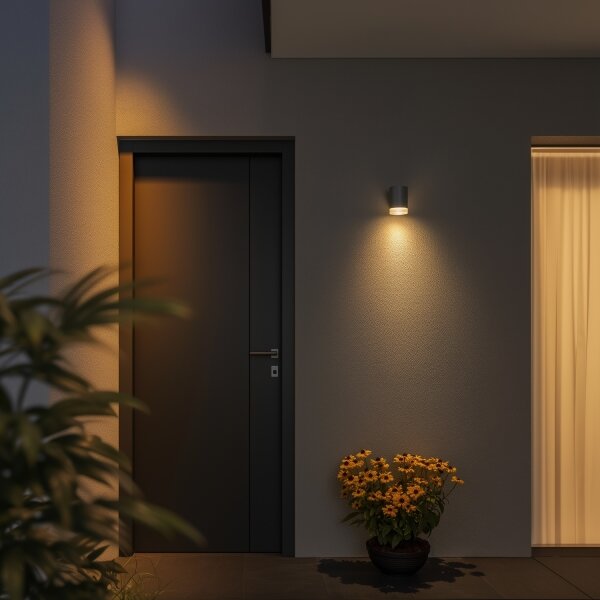 Aplică de exterior Brilagi MATERA 1xGU10/30W/230V gri IP54