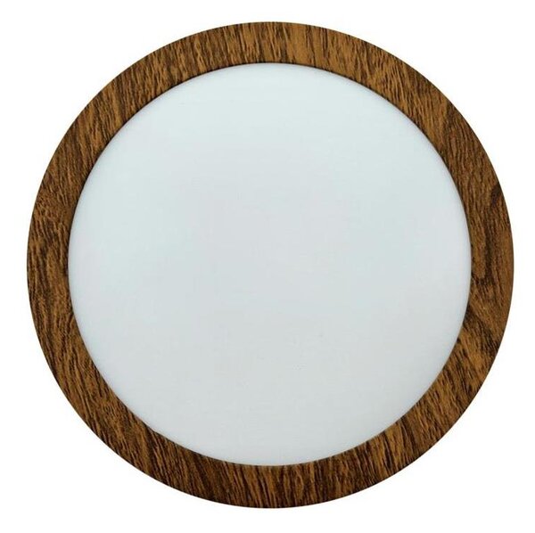 Plafonieră LED RING LED/12W/230V 4200K 16 cm maro