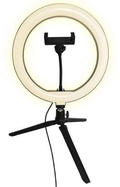 Lampă LED dimabilă cu trepied și suport pentru vloguri LED/10W/5V 2700-6500K