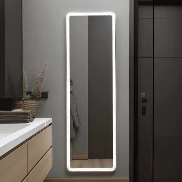 Brilagi - Oglindă de podea ELEGANZA LED/42W/230V 160x50 cm IP44 CRI 90 reglabilă + CCT