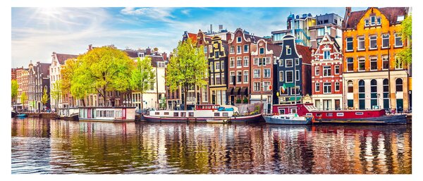 Tablou - Case dansatoare, Amsterdam (120x50 cm)