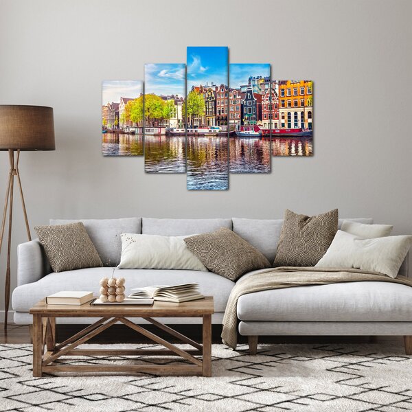 Tablou - Case dansatoare, Amsterdam (150x105 cm)