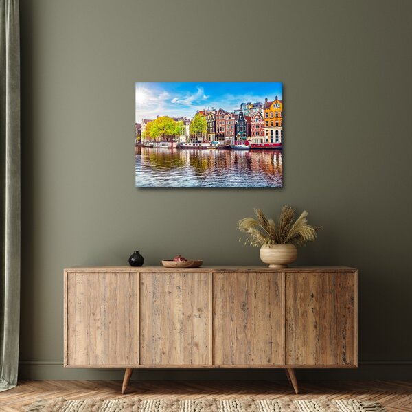 Tablou - Case dansatoare, Amsterdam (70x50 cm)