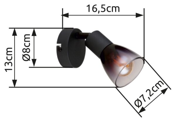 Aplică Globo 54312-1 SATELLA 1xE14/25W/230V