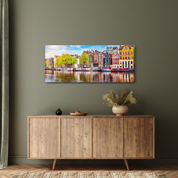 Tablou - Case dansatoare, Amsterdam (120x50 cm)