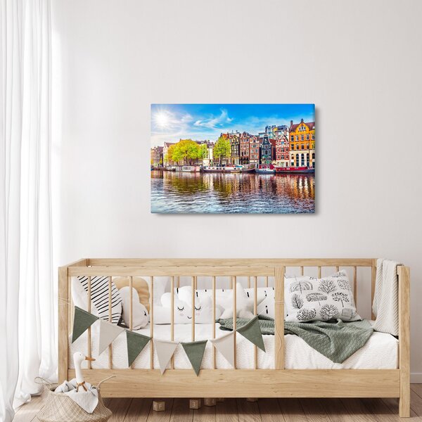 Tablou - Case dansatoare, Amsterdam (90x60 cm)