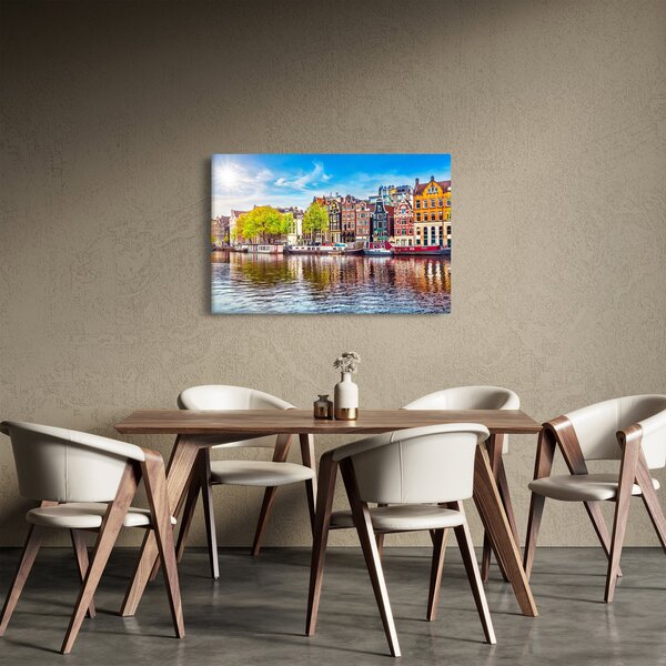 Tablou - Case dansatoare, Amsterdam (90x60 cm)