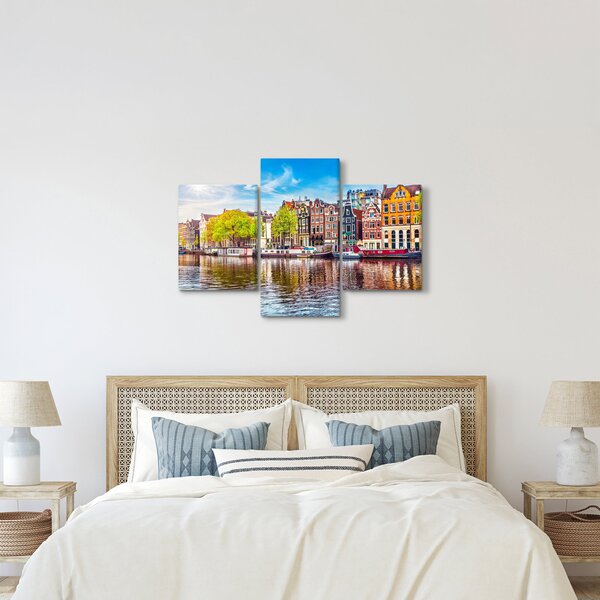 Tablou - Case dansatoare, Amsterdam (90x60 cm)