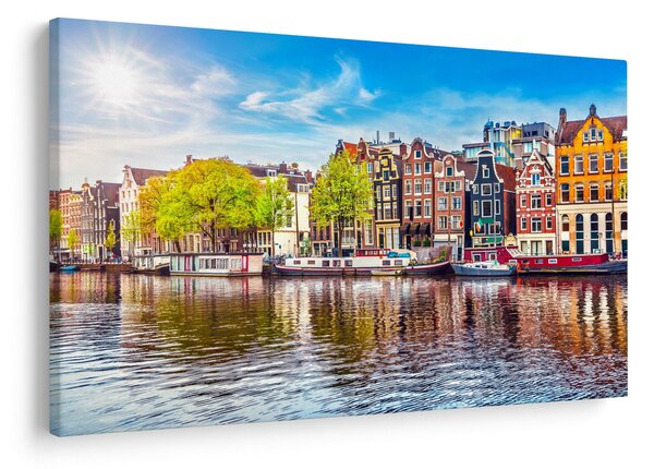 Tablou - Case dansatoare, Amsterdam (90x60 cm)