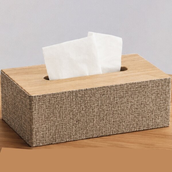 Cutie decorativa Pufo Classic pentru servetele, 25 x 14 cm, bej