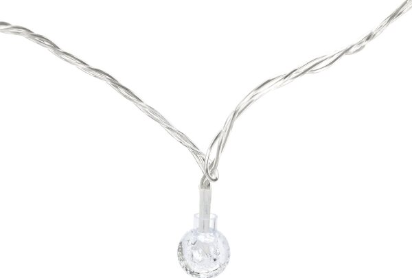 Aigostar - Ghirlandă LED de exterior pentru Crăciun, 100xLED/8 funcții, 13m, IP44, alb rece