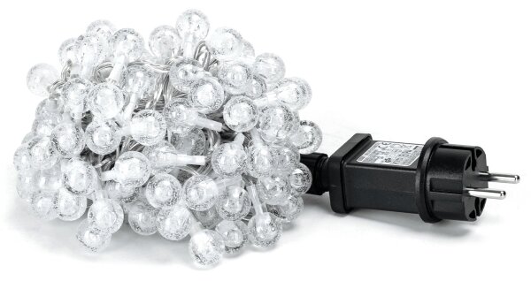 Aigostar - Ghirlandă LED de exterior pentru Crăciun, 100xLED/8 funcții, 13m, IP44, alb rece