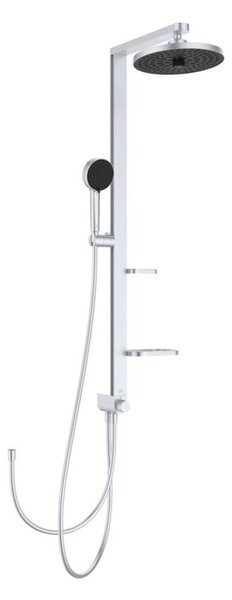 Ideal Standard ALU+ - Set de duș fără baterie, diametru 26 cm, 2 jeturi, argintiu BD585SI