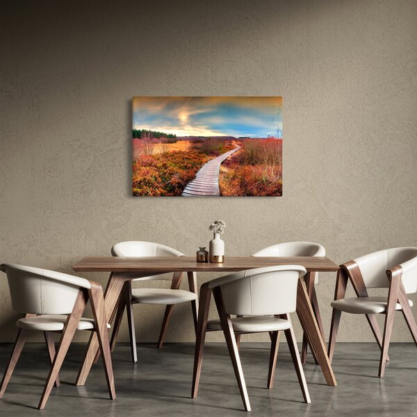 Tablou - Peisaj de toamnă - drum (90x60 cm)