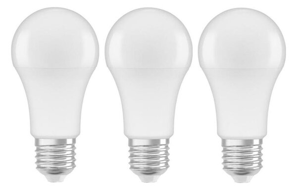 SET 3x bec LED A60 E27/10W/230V 4000K