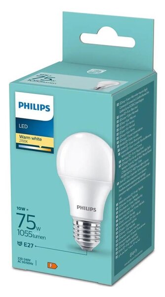 Bec LED Philips A60 E27/10W/230V 2700K