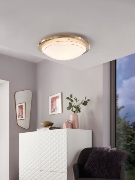 Plafonieră LED Eglo 32094 PLANET LED/11W/230V 3000K crom mat