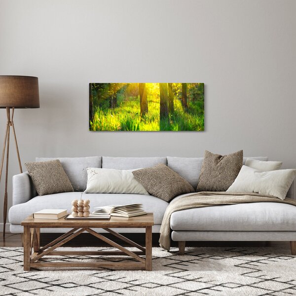 Tablou - Trezirea de primăvară a pădurii (120x50 cm)