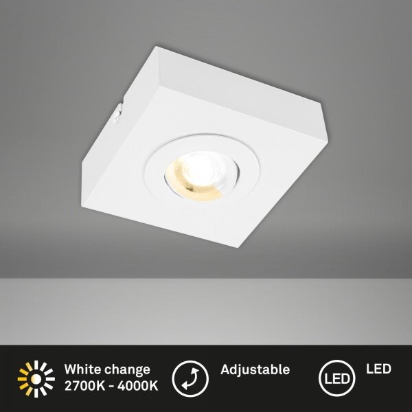 Spot LED Briloner 3996016 CTS LED/4W/230V 2700/4000K alb