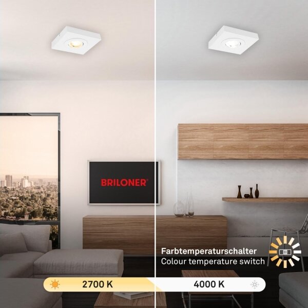 Spot LED Briloner 3996016 CTS LED/4W/230V 2700/4000K alb
