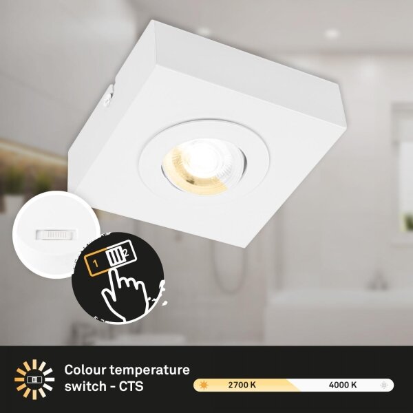 Spot LED Briloner 3996016 CTS LED/4W/230V 2700/4000K alb