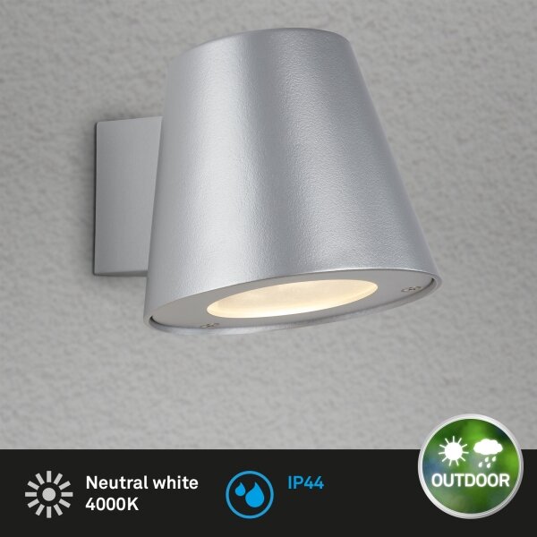 Aplică LED de exterior NEAPEL 1xGU10/4,9W/230V IP44 Briloner 3645-014