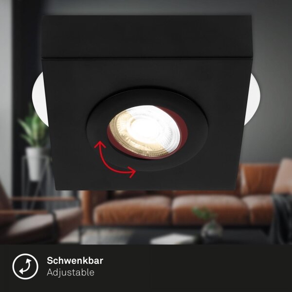 Spot LED Briloner 3996015 CTS LED/4W/230V 2700/4000K negru