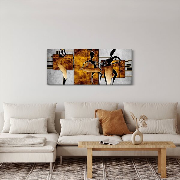 Tablou - Motiv cultura africană (120x50 cm)