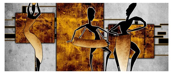 Tablou - Motiv cultura africană (120x50 cm)