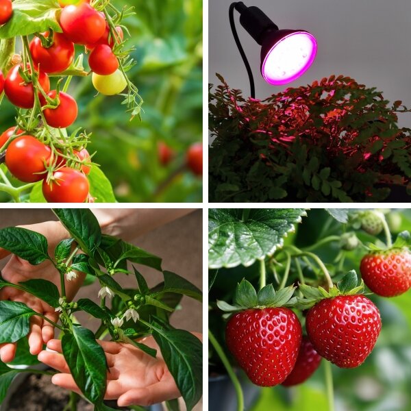 Bec LED pentru creșterea plantelor Brilagi VITABLOOM E27/9W/230V 1200K negru