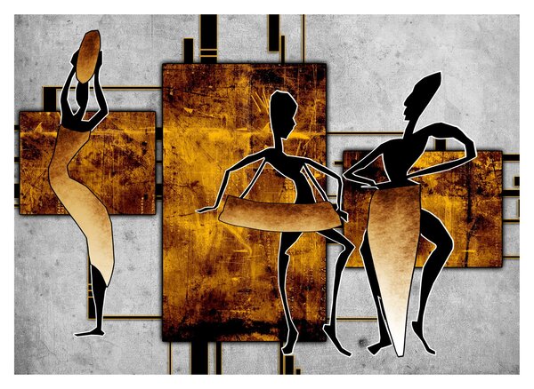 Tablou - Motiv cultura africană (70x50 cm)