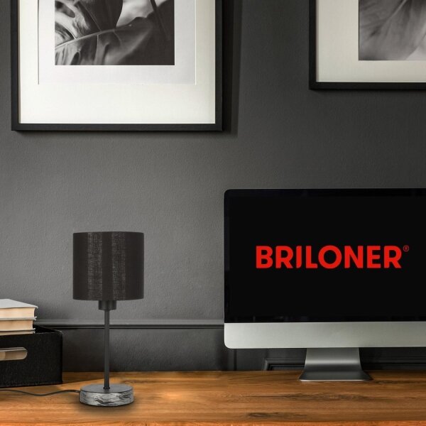 Lampă de masă Briloner 7737-014 SILVER CRAFTED 1xE14/25W/230V